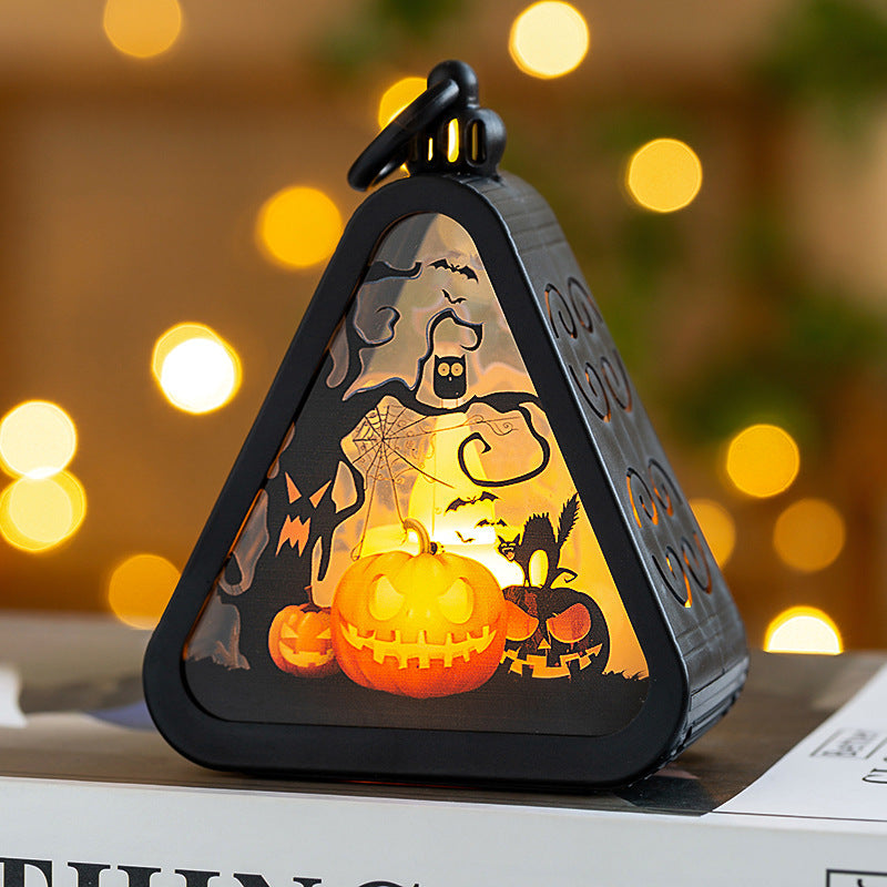 Halloween Decorations Portable Pumpkin Lamp Layout Props | Other