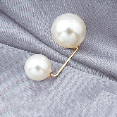 Anti-light Brooch Skirt Waist Button Nail Pearl | Other
