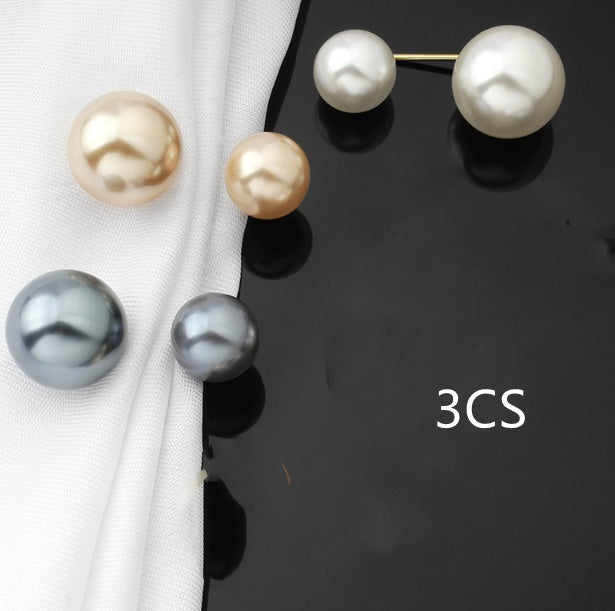 Anti-light Brooch Skirt Waist Button Nail Pearl | Other
