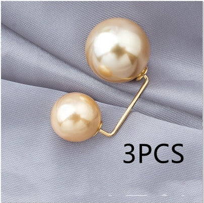 Anti-light Brooch Skirt Waist Button Nail Pearl | Other