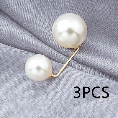 Anti-light Brooch Skirt Waist Button Nail Pearl | Other