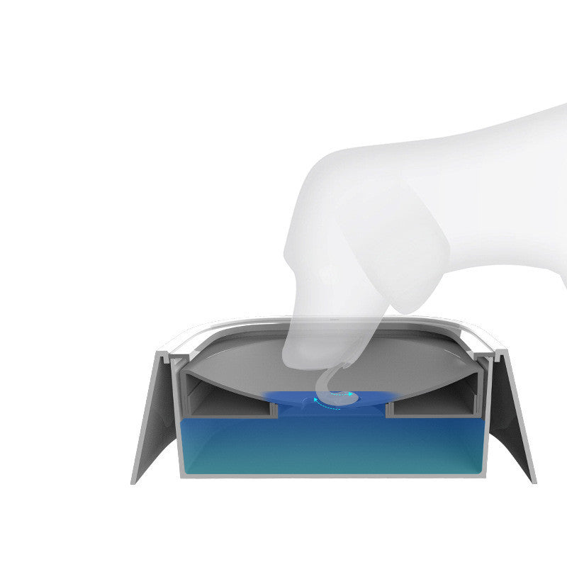 1.5l Cat Dog Water Bowl Carried Floating Bowl Anti-overflow | Other