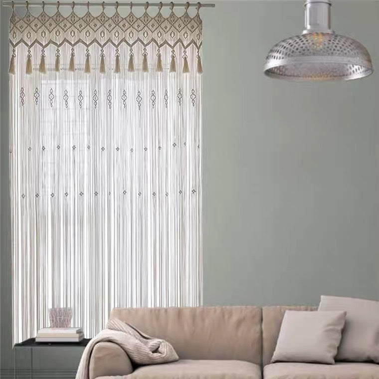 Bohemian Hand-woven Tapestry Curtain Partition Bohemian Wedd | Other