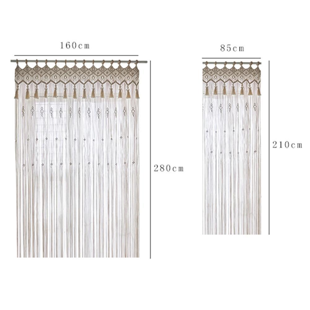 Bohemian Hand-woven Tapestry Curtain Partition Bohemian Wedd | Other