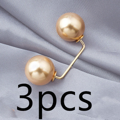 Anti-light Brooch Skirt Waist Button Nail Pearl | Other