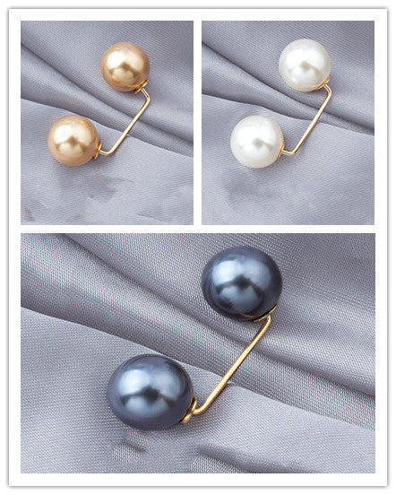 Anti-light Brooch Skirt Waist Button Nail Pearl | Other