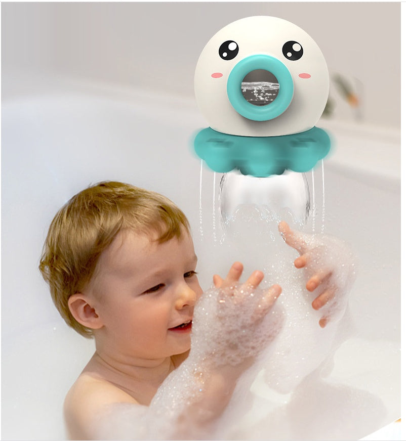 Octopus Fountain Bath Toy Water Jet Rotating Shower Bathroom | Electronic Learning Toys