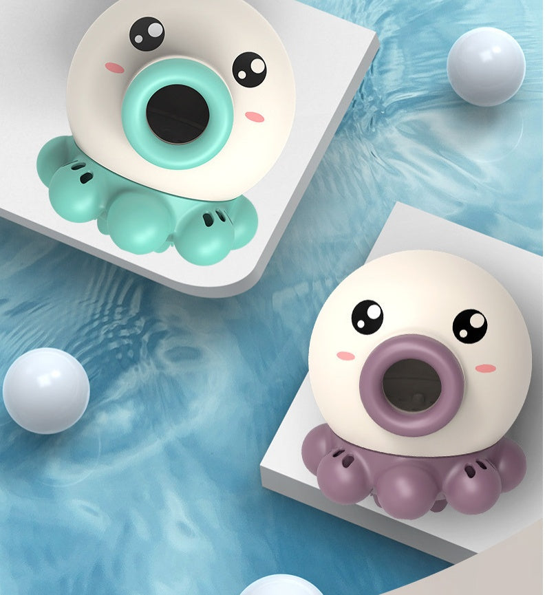 Octopus Fountain Bath Toy Water Jet Rotating Shower Bathroom | Electronic Learning Toys
