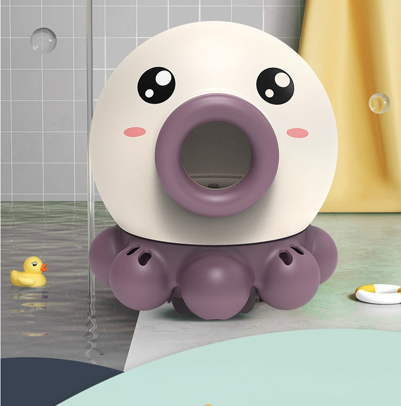 Octopus Fountain Bath Toy Water Jet Rotating Shower Bathroom | Electronic Learning Toys