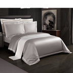 Four-piece Cotton Bedding Hotel Style Simple Solid Color Qui | Other