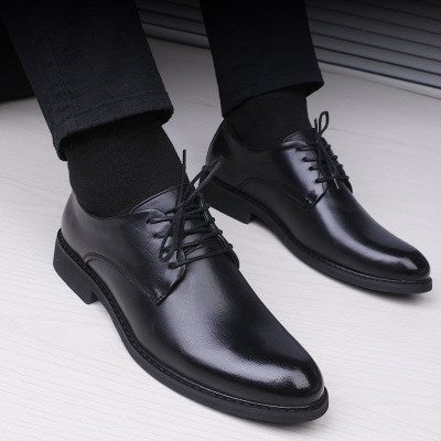 Black Shoes With Pointed Toe For Men | Shoes