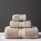 Pure Color Thick Cotton Bath Towel Set Towel Set Increased P | Other