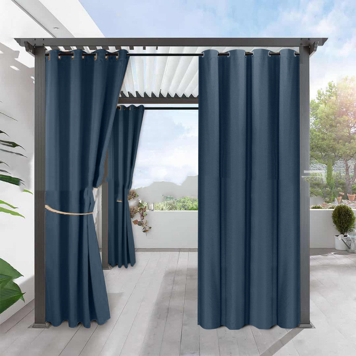 Simple Full Blackout Solid Color Fine Linen Blackout Waterpr | Other