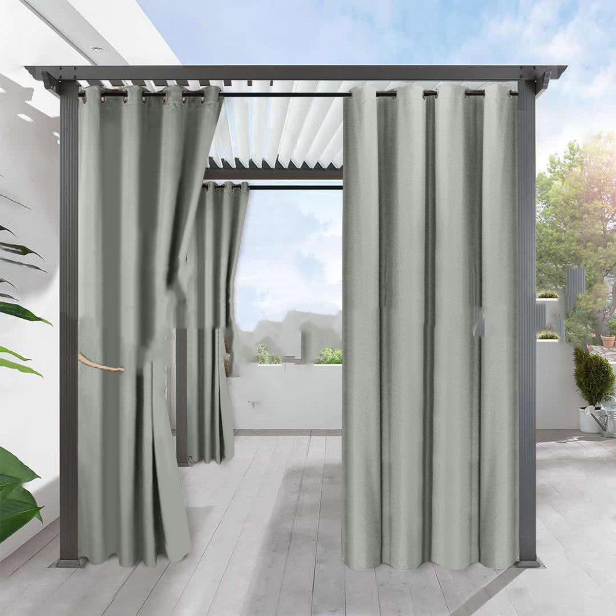 Simple Full Blackout Solid Color Fine Linen Blackout Waterpr | Other