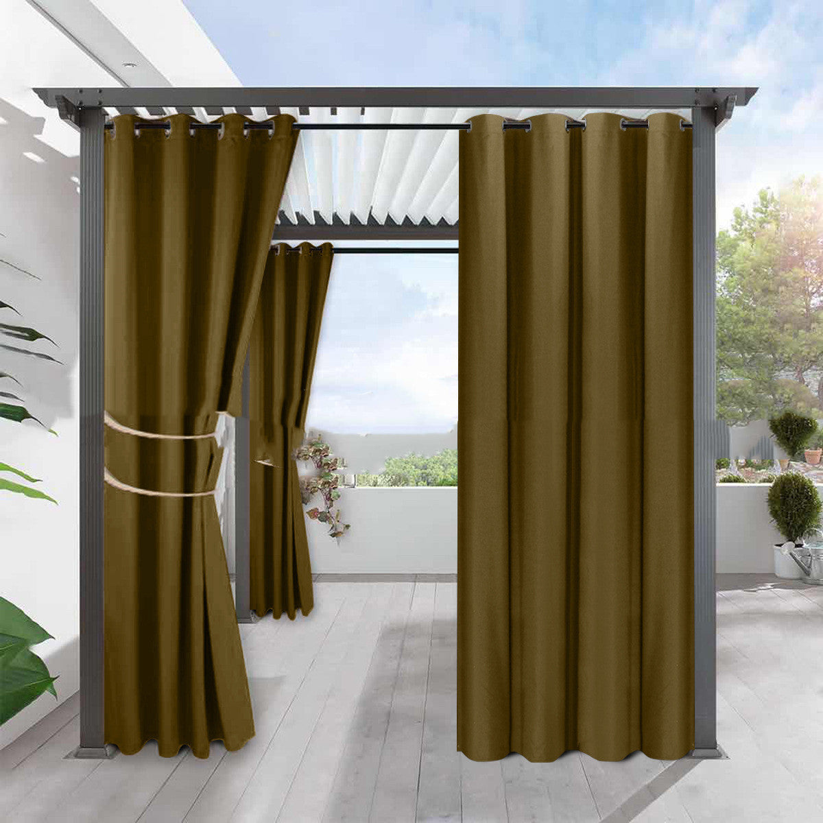 Simple Full Blackout Solid Color Fine Linen Blackout Waterpr | Other