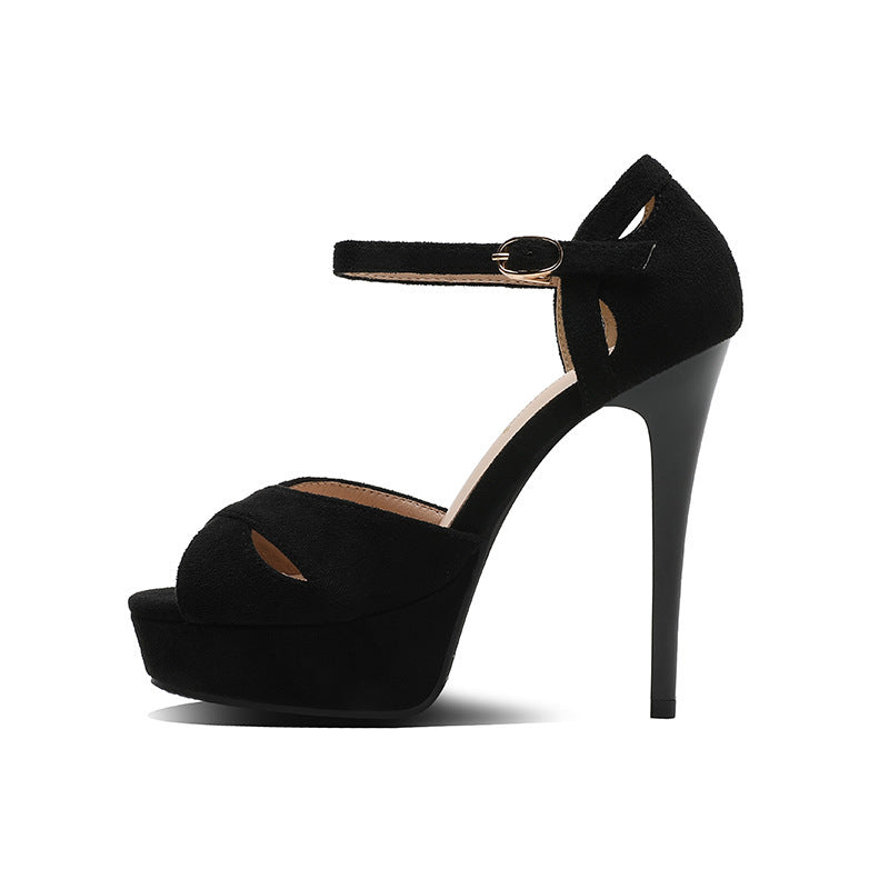 Stiletto High Heels Women's Fish Mouth Platform Sandals | Other