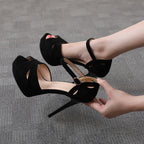 Stiletto High Heels Women's Fish Mouth Platform Sandals | Other