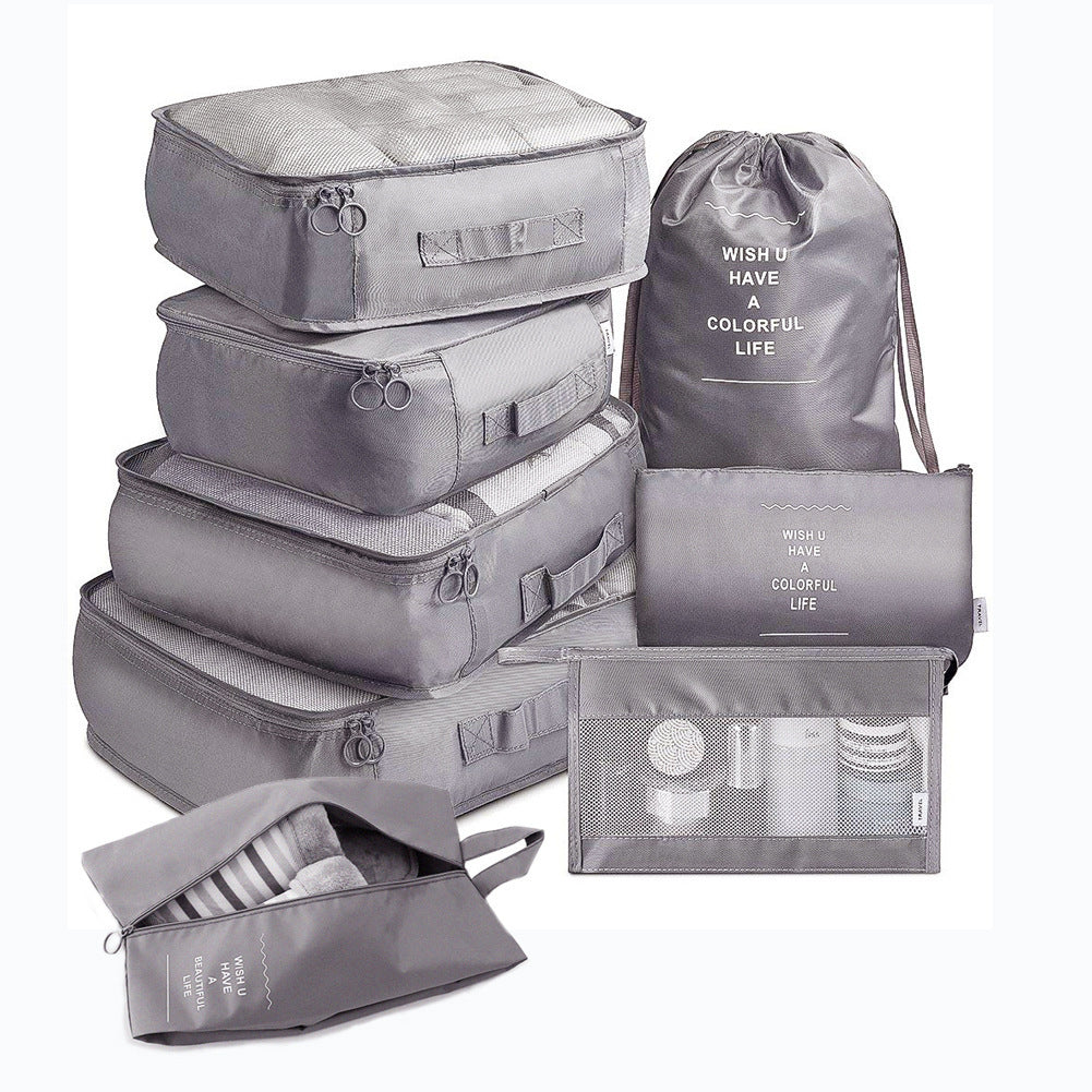 8-piece Set Luggage Divider Bag Travel Storage Clothes Under | Luggage & Bags