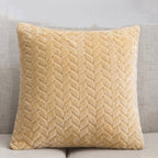 Flannel Solid Color Throw Pillow Sofa Cover Cushion Cover No | Home & Garden