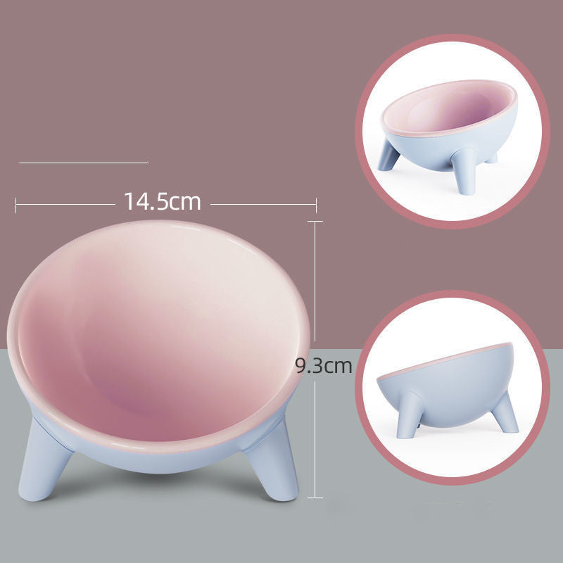 Cat Dog Bowl With Stand Pet Feeding Food Bowls Dogs Bunny Ra | Other