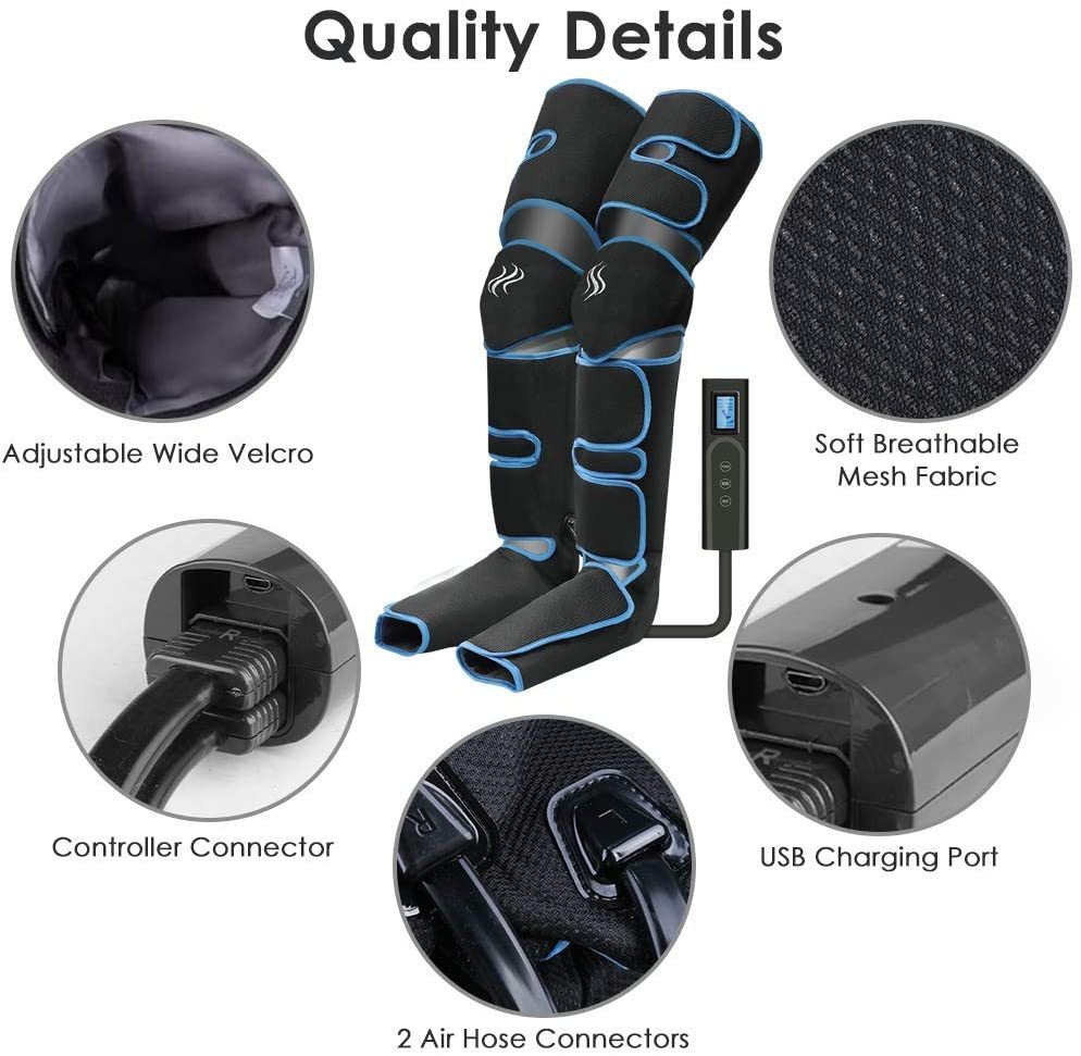 Pneumatic Leg Massager | Promotes Blood Circulation
