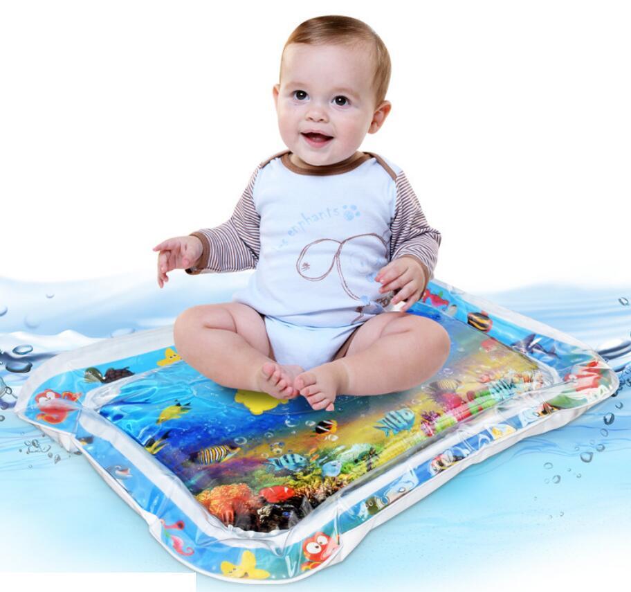 Adorable Baby Inflatable Water Mat, Infants Summer Beach Water Mat Pa | Electronic Learning Toys
