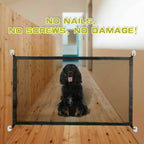 Pets Dog Cat Adorable Baby Safety Gate Mesh Fence Magic Portable Guar | Electronic Learning Toys