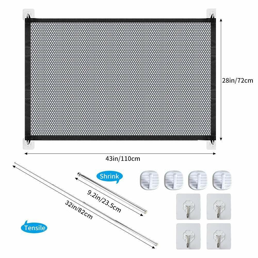 Pets Dog Cat Adorable Baby Safety Gate Mesh Fence Magic Portable Guar | Electronic Learning Toys
