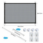 Pets Dog Cat Adorable Baby Safety Gate Mesh Fence Magic Portable Guar | Electronic Learning Toys