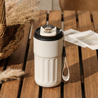 Smart Digital Thermal Bottle – 450ml Stainless Steel Insulated Coffee Mug with LED Temperature Display