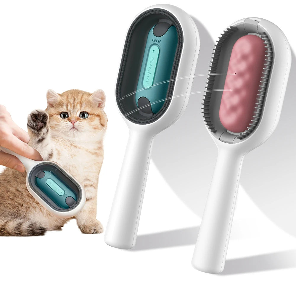 Cat Hair Brush With Water, Sticky Brush For Cats, 4 In-1 Cat | Other
