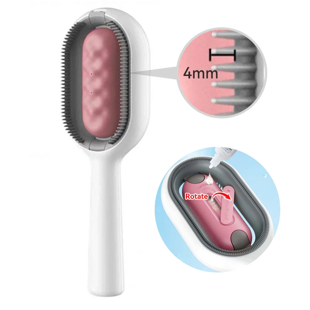 Cat Hair Brush With Water, Sticky Brush For Cats, 4 In-1 Cat | Other
