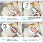 Cat Hair Brush With Water, Sticky Brush For Cats, 4 In-1 Cat | Other