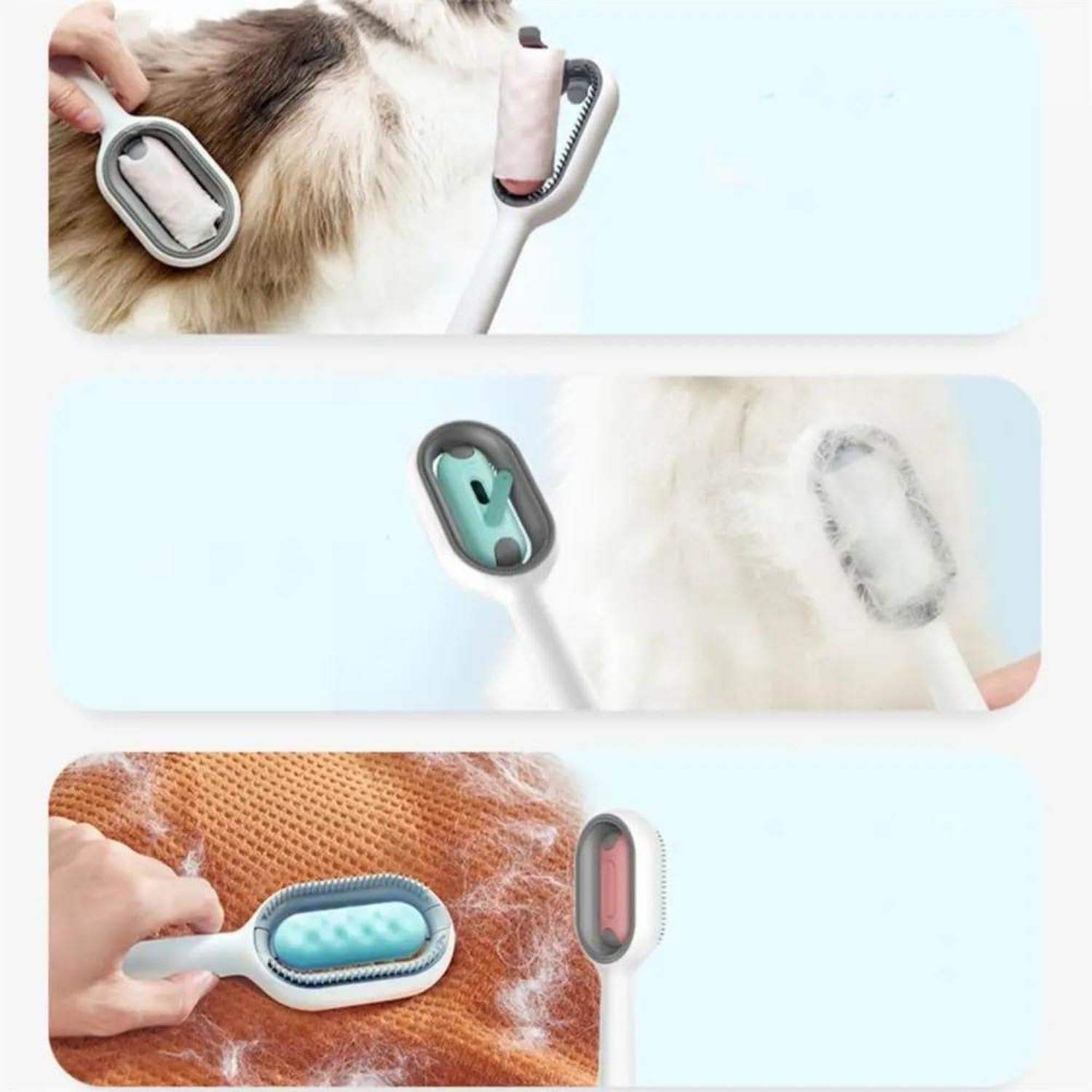 Cat Hair Brush With Water, Sticky Brush For Cats, 4 In-1 Cat | Other