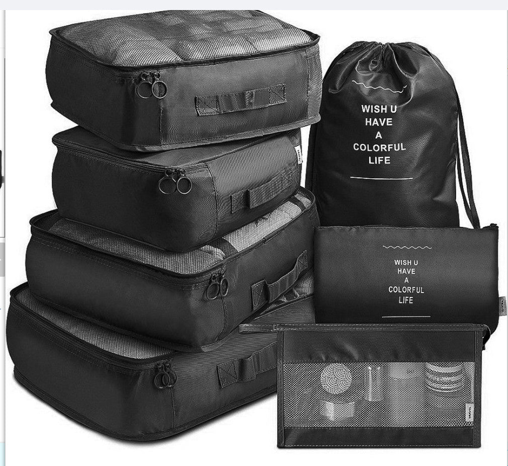 8-piece Set Luggage Divider Bag Travel Storage Clothes Under | Luggage & Bags