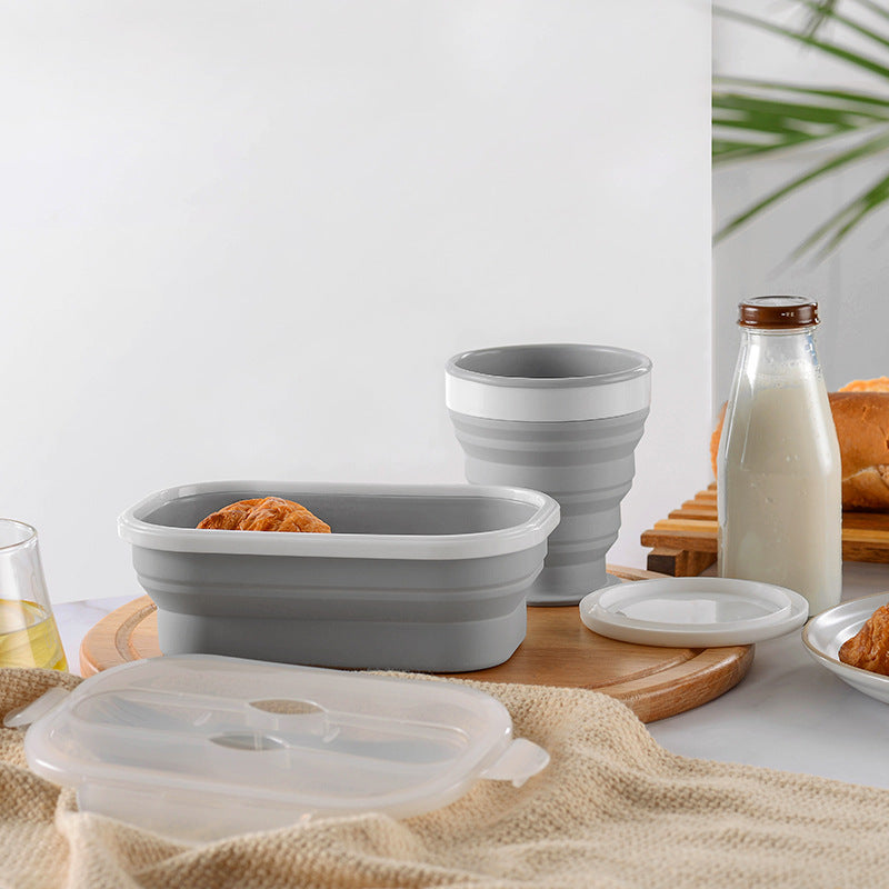 Portable Foldable Silicone Lunch Box | Other