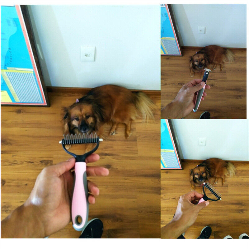 Grooming Brush For Pet Dog Cat Deshedding Tool Rake Comb Fur | Other