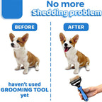 Grooming Brush For Pet Dog Cat Deshedding Tool Rake Comb Fur | Other