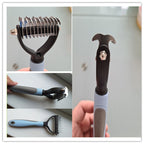 Grooming Brush For Pet Dog Cat Deshedding Tool Rake Comb Fur | Other