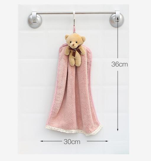 Coral Velvet Dish Towel Bathroom Hanging Absorbent Towel | Other