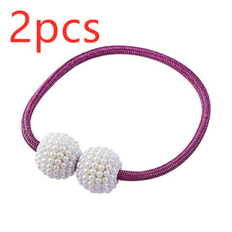 Magnetic Curtain Tiebacks Pearl Beads | Other