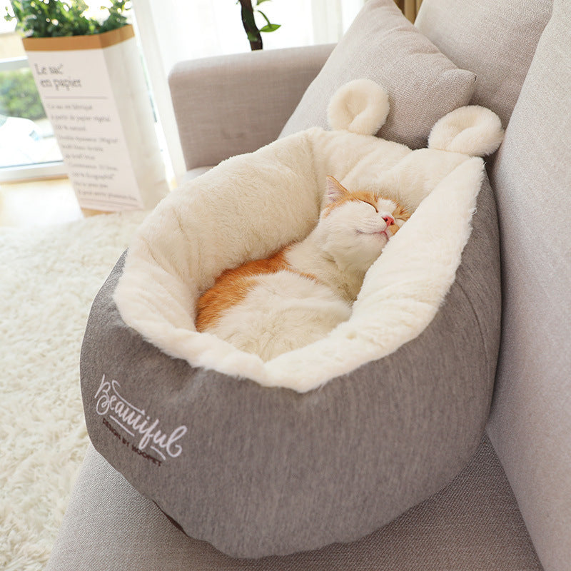 Pet Dog Bed Warming Soft Sleeping Bag Cushion Puppy Kennel | Luggage & Bags