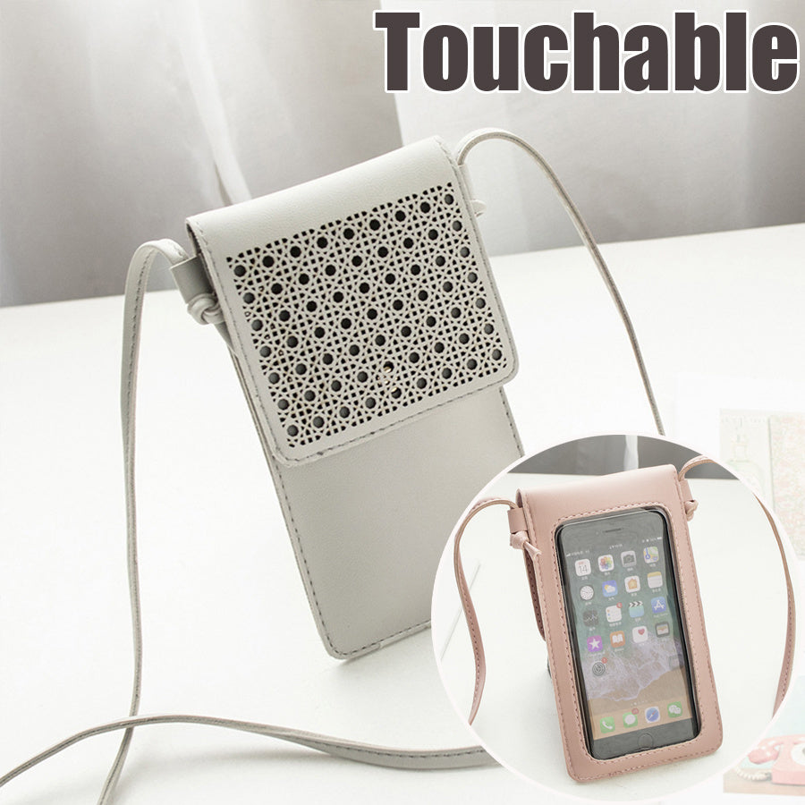 Cross Body Mobile Phone Bag Touching Screen Clear Window Min | Smartphones