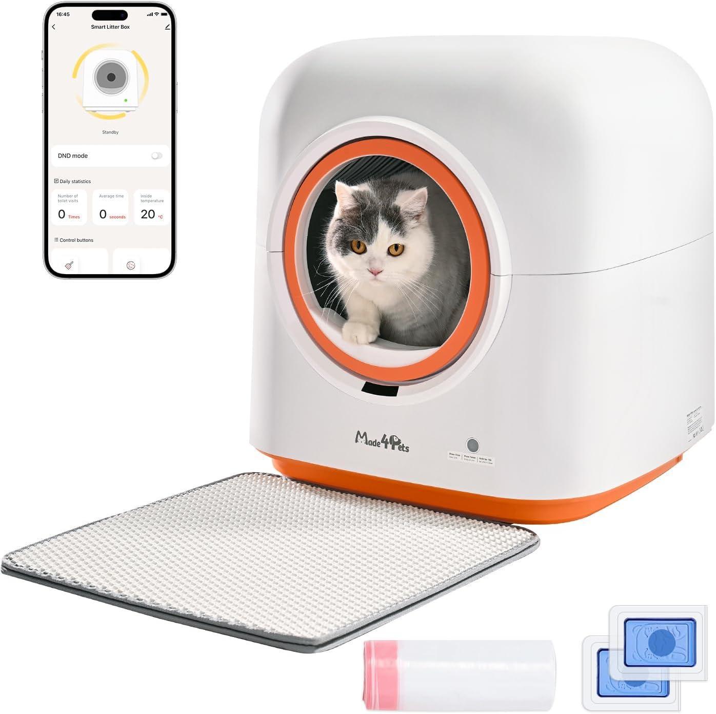 60l Automatic Cat Litter Box, Smart App Control, Deodorizing | Other