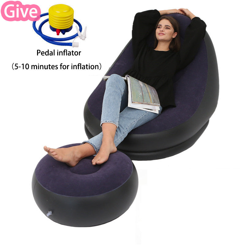 Lazy Bean Bag With Inflatable Folding Sofa | Luggage & Bags
