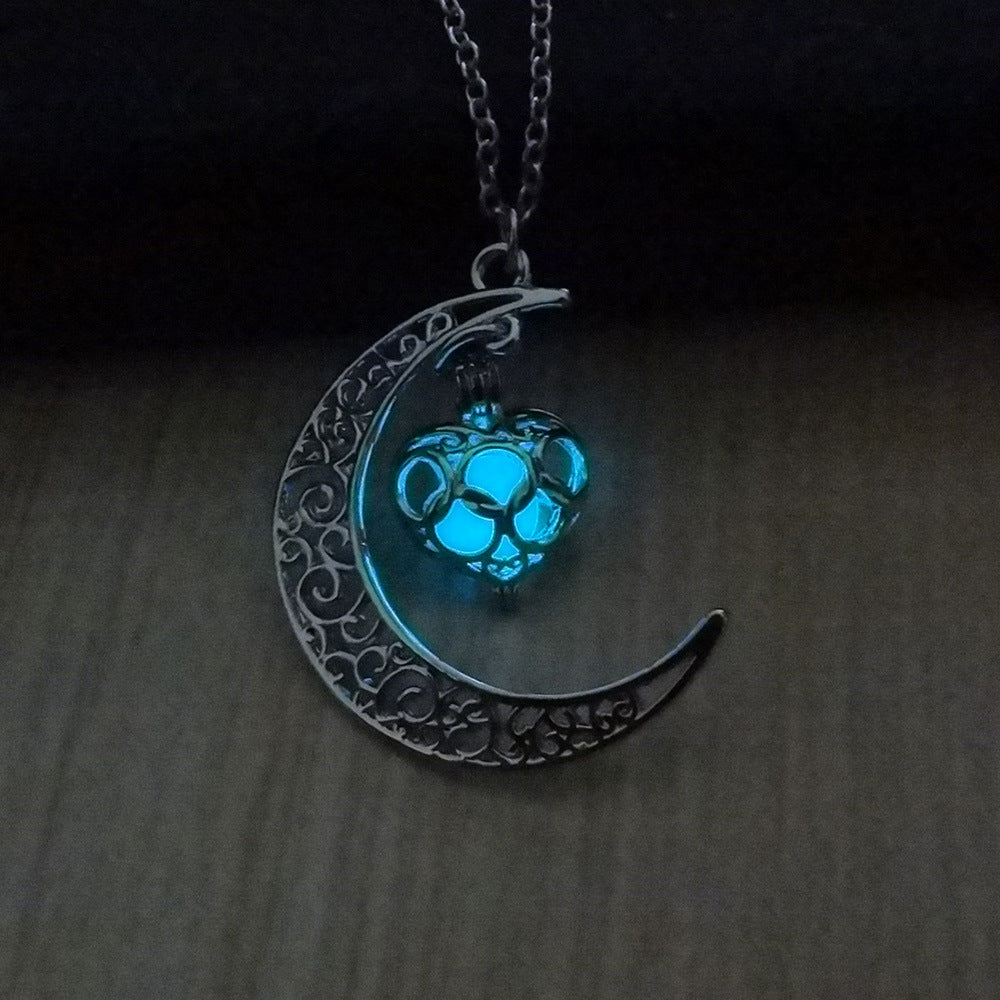Glowing Pendant Necklaces Silver Plated Chain Necklaces | Jewelry & Accessories
