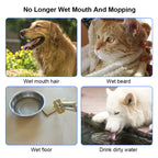 1.5l Cat Dog Water Bowl Carried Floating Bowl Anti-overflow | Other