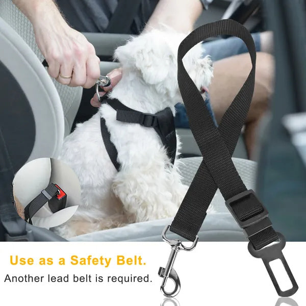 2pcs Pet Dog Seat Belt Leash Adjustable Pet Dog Cat Safety L | Other