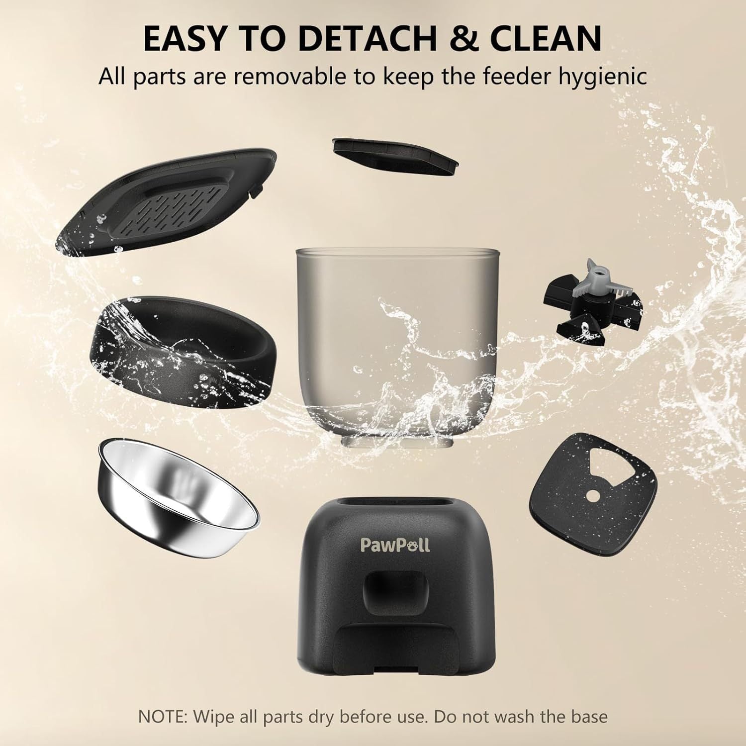 Smart Cat Feeding System - Dual Power Cat Feeder & Water Dis | Other