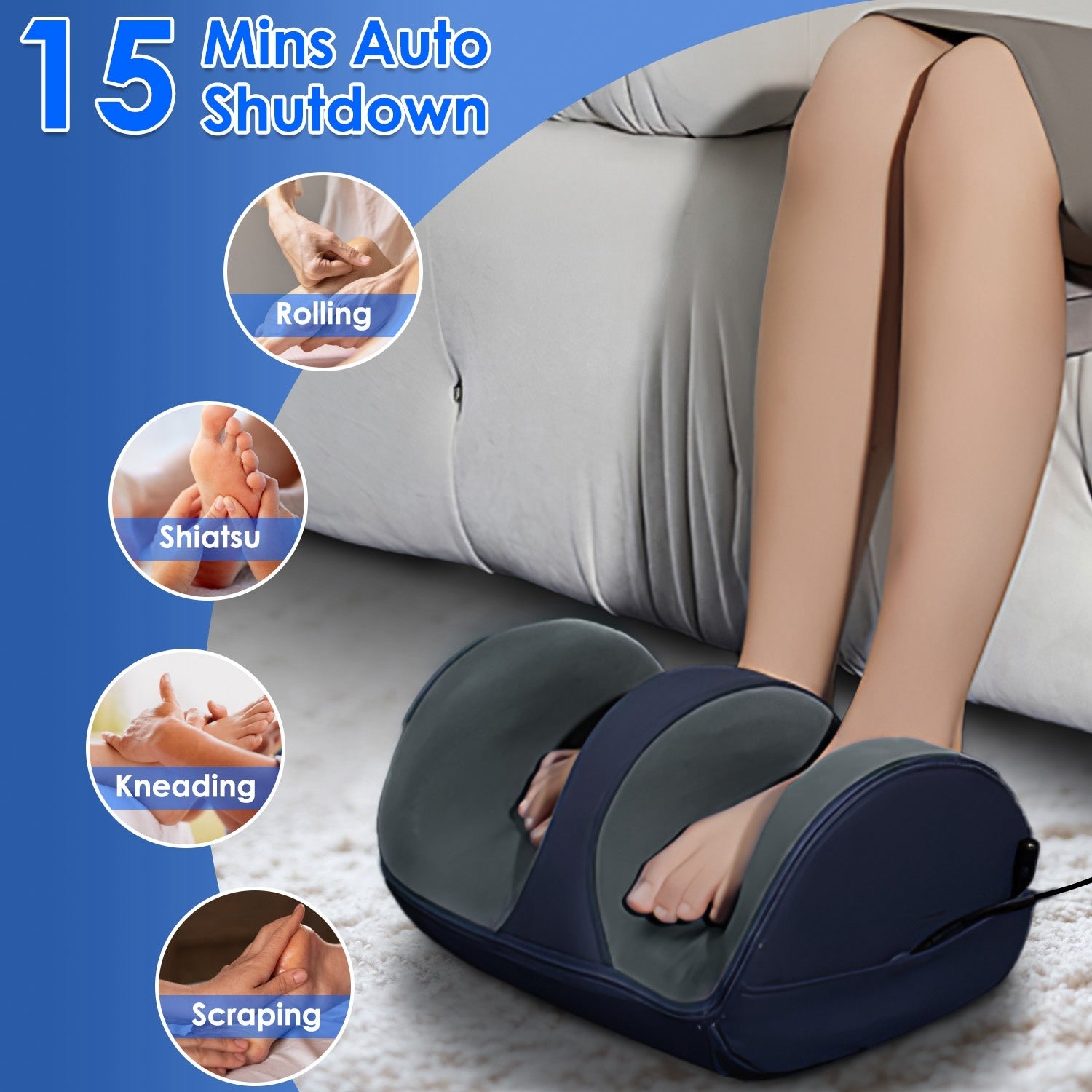 Shiatsu Foot Massager With Heat Foot Calf Thigh Arm Massager | Other